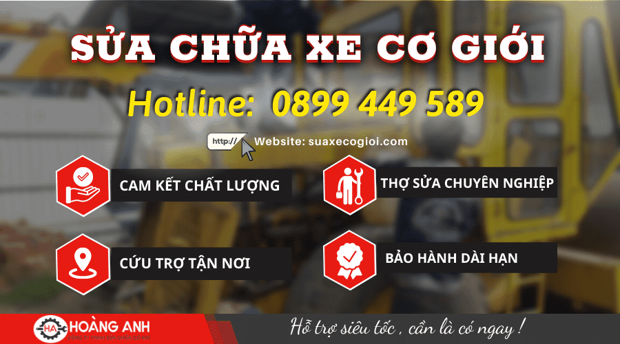 Dịch vụ sửa chữa xe cơ giới tại HCM, Bình Dương, Đồng Nai, Vũng Tàu