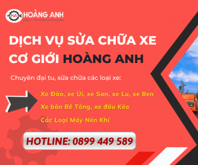 Dịch vụ sửa chữa xe cơ giới tại HCM, Bình Dương, Đồng Nai, Vũng Tàu