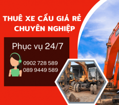 Thuê xe cẩu giá rẻ chuyên nghiệp, phục vụ 24/7